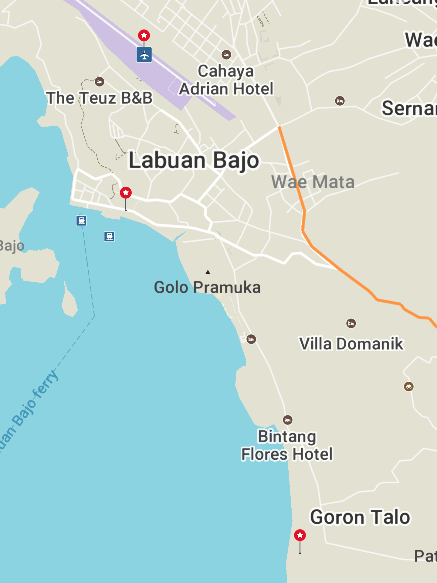 Labuan Bajo map