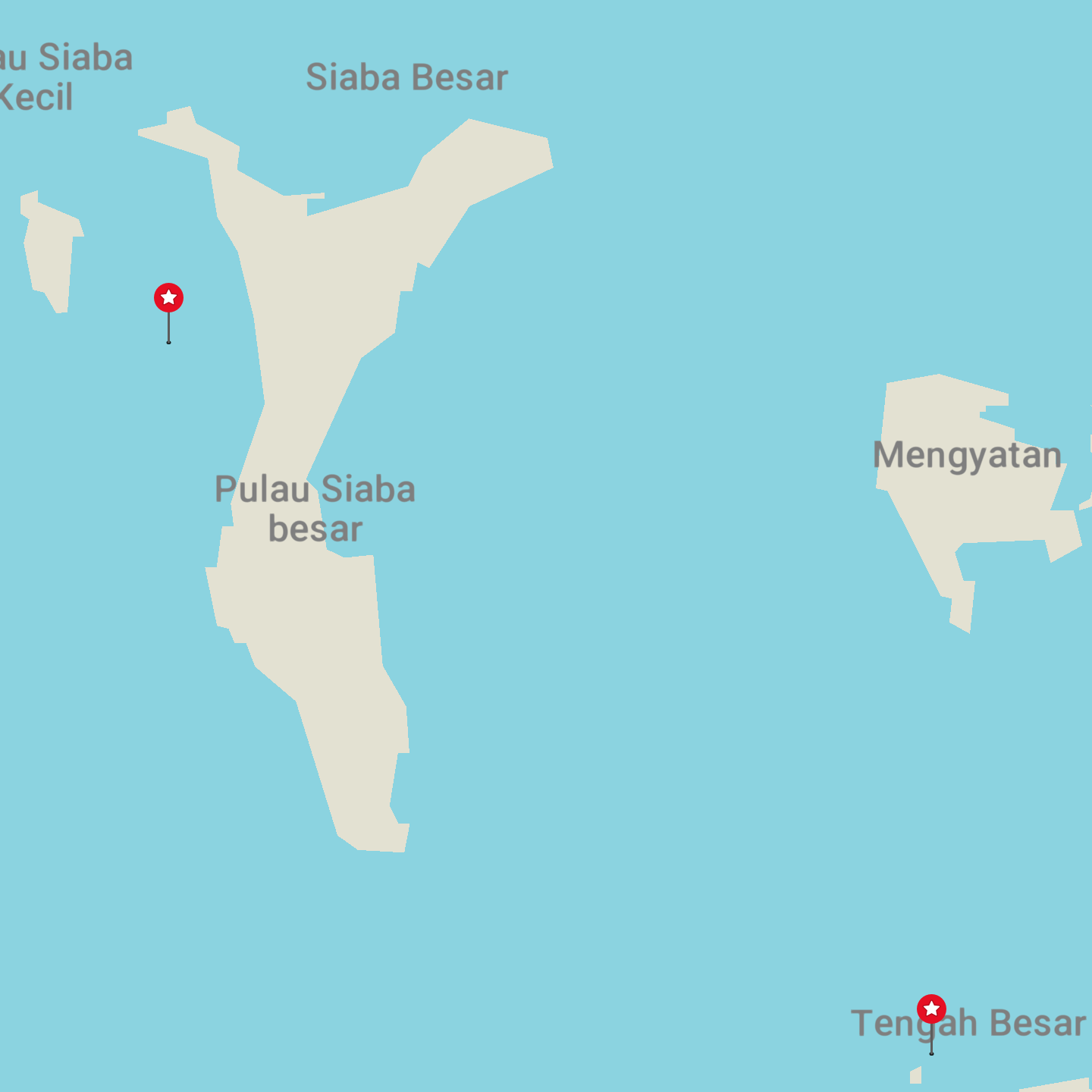 Siaba Besar, Penga Island